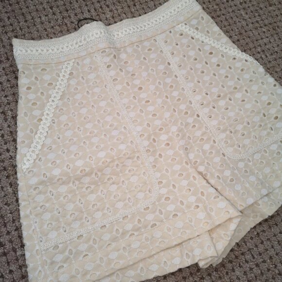 Zara Embroidered Shorts - Small - NWT - Picture 4 of 5
